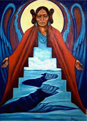Rio Grande Angel, Acrylic on Canvas